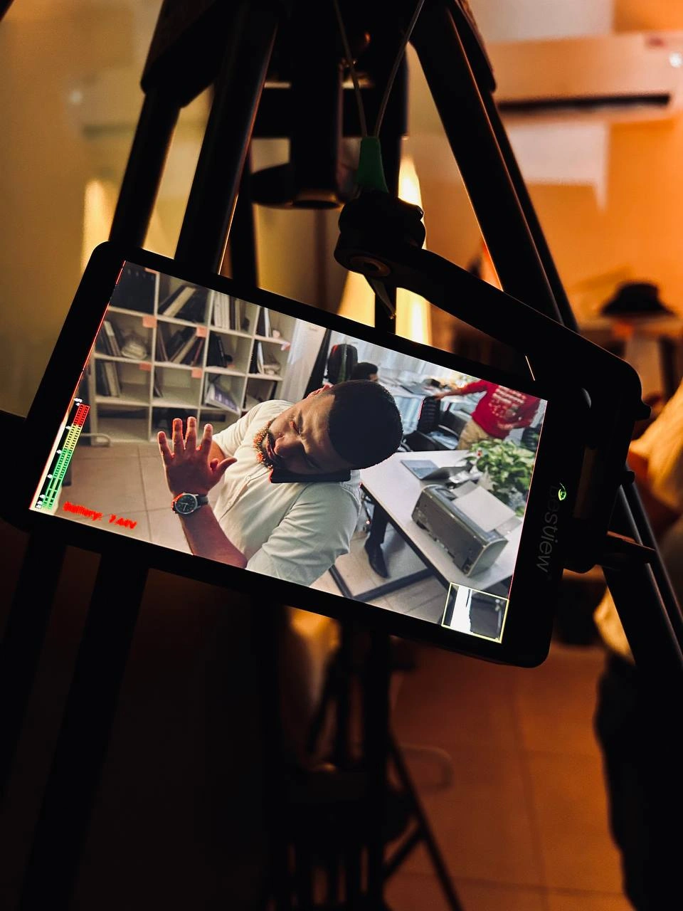 Marketing agency in Iraq working on creative campaign production